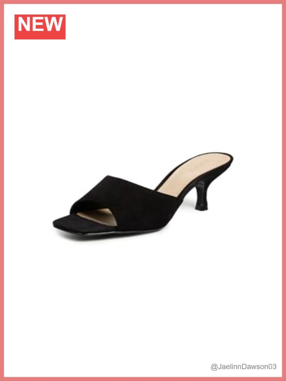 Suede Slingback Slide Heels Cushioned Stiletto Sandals
